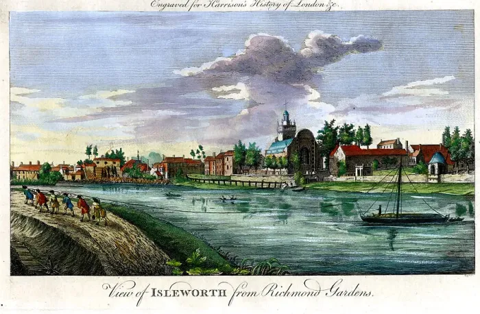 Framed Print : Isleworth From Richmond Gardens Framed Print : Isleworth From Richmond Gardens