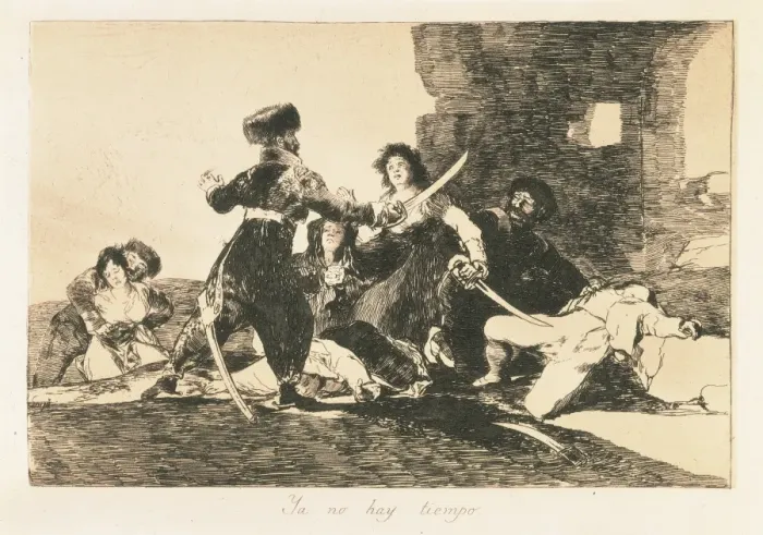 Framed Print : There isn t time now. Plate 19 of The Disasters of War Framed Print : There isn t time now. Plate 19 of The Disasters of War