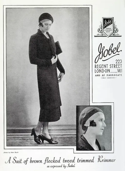 Framed Print : Isobel - tweed suit advertisement Framed Print : Isobel - tweed suit advertisement