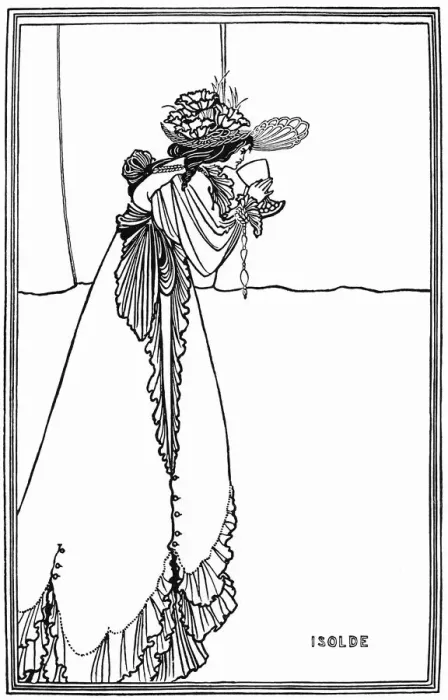 Framed Print : Isolde. Illustration of a woman holding a drinking vessel Framed Print : Isolde. Illustration of a woman holding a drinking vessel