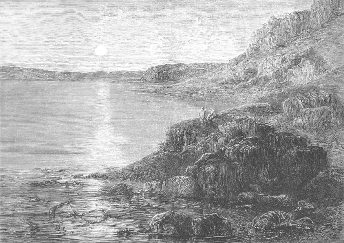 Framed Print : ISRAEL / DEAD SEA 1880 Framed Print : ISRAEL / DEAD SEA 1880