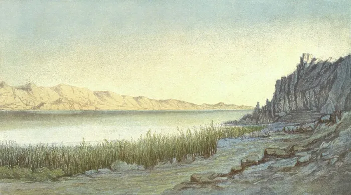 Framed Print : ISRAEL / DEAD SEA C1870 Framed Print : ISRAEL / DEAD SEA C1870