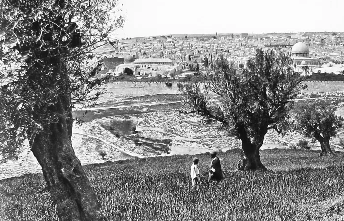 Framed Print : Israel Jerusalem from Mount of Olives pre-1900 Framed Print : Israel Jerusalem from Mount of Olives pre-1900