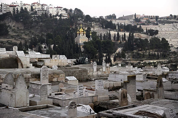 Israel. Jerusalem. Muslim cemetery