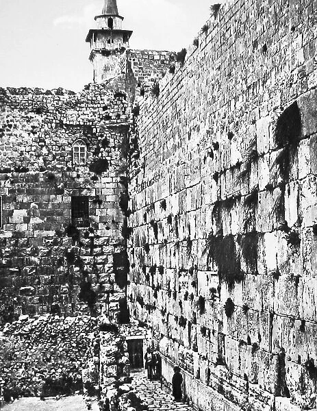 Israel Jerusalem Wailing Wall pre-1900