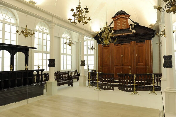 Israel Museum. Jerusalem. Room dedicated to Hebrew synagogue