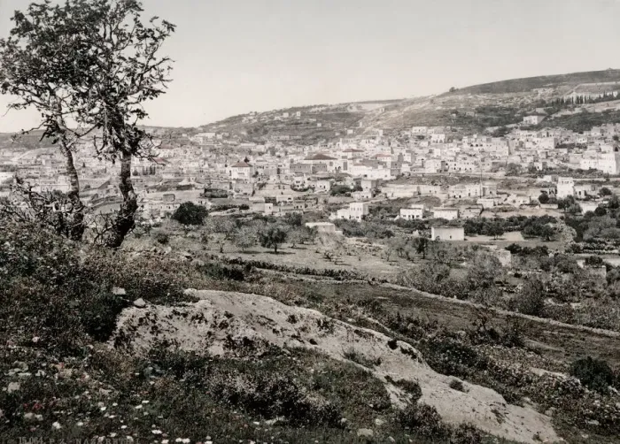 Framed Print : Israel Palestine photochrome - town of Nazareth Framed Print : Israel Palestine photochrome - town of Nazareth