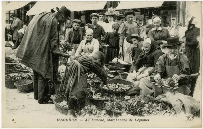 Framed Print : Issoudun, France - The Vegetable Market Framed Print : Issoudun, France - The Vegetable Market