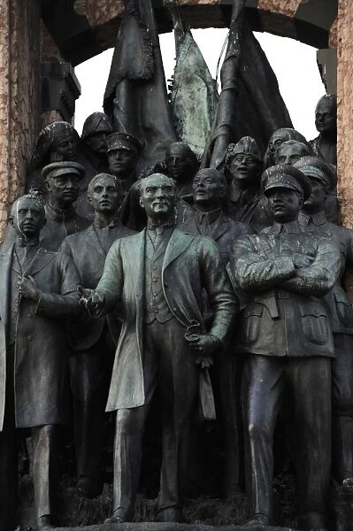 Istanbul. Republic Monument, 1928 by Italian sculptor Pietro