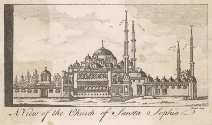 Framed Print : Istanbul / Sophia / 1763 Framed Print : Istanbul / Sophia / 1763