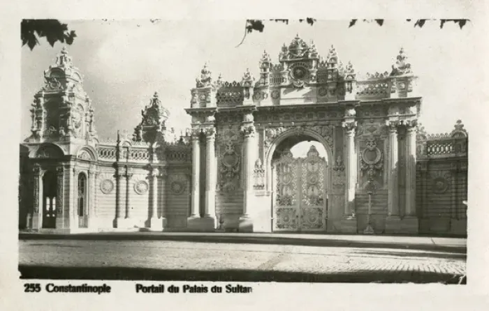 Framed Print : Istanbul, Turkey - The Gate of the Dolmabahce Palace Framed Print : Istanbul, Turkey - The Gate of the Dolmabahce Palace