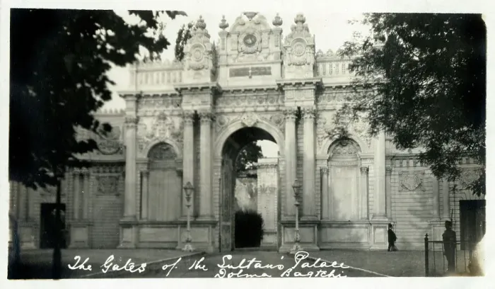 Framed Print : Istanbul, Turkey - The Gate of the Dolmabahce Palace Framed Print : Istanbul, Turkey - The Gate of the Dolmabahce Palace