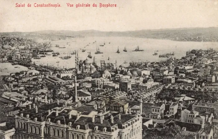 Framed Print : Istanbul, Turkey - General View looking toward the Bosphorus Framed Print : Istanbul, Turkey - General View looking toward the Bosphorus