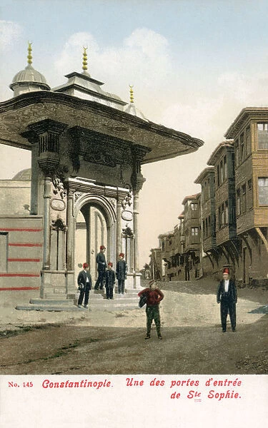 Istanbul, Turkey, Ottoman Empire - Entrance to Ayasofya