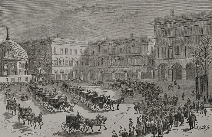 Framed Print : Istanbul, Turkey. Ottoman Parliament Palace. Engraving Framed Print : Istanbul, Turkey. Ottoman Parliament Palace. Engraving