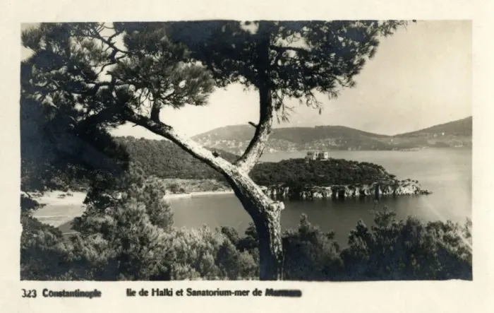 Framed Print : Istanbul, Turkey - Sanitorium on Heybeliada (Halki)