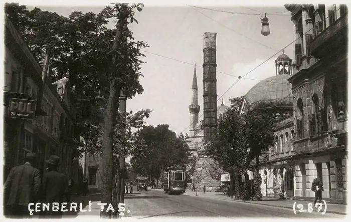 Framed Print : Istanbul, Turkey - View toward the Burnt Column Framed Print : Istanbul, Turkey - View toward the Burnt Column