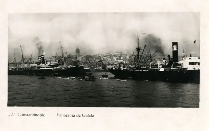 Framed Print : Istanbul, Turkey - View toward Galata Framed Print : Istanbul, Turkey - View toward Galata