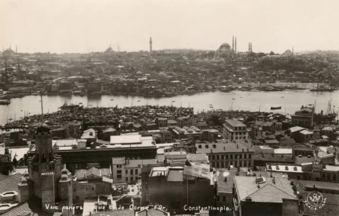 Framed Print : Istanbul, Turkey - View from Galata Tower over Golden Horn Framed Print : Istanbul, Turkey - View from Galata Tower over Golden Horn