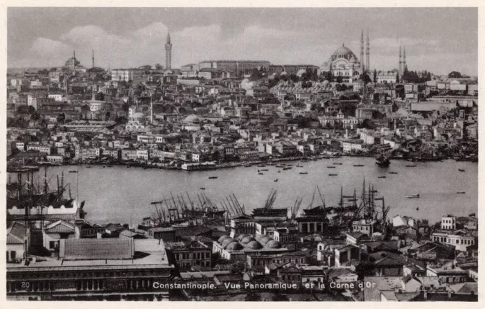 Framed Print : Istanbul, Turkey - View from Galata Tower over Golden Horn Framed Print : Istanbul, Turkey - View from Galata Tower over Golden Horn