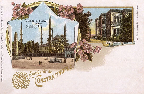 Istanbul, Turkey - Yildiz Palace, Blue Mosque and Hippodrome