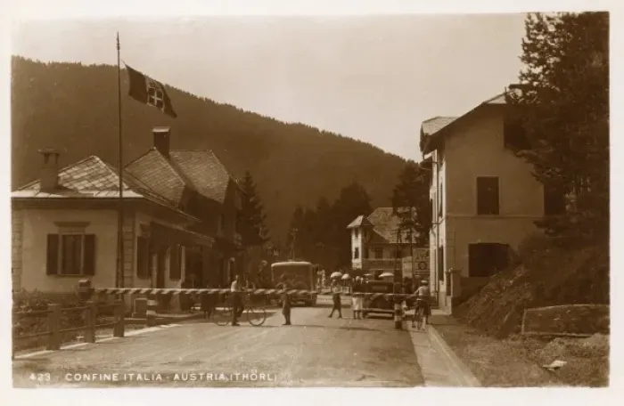 Framed Print : The Italian / Austrian border at Thorl Framed Print : The Italian / Austrian border at Thorl