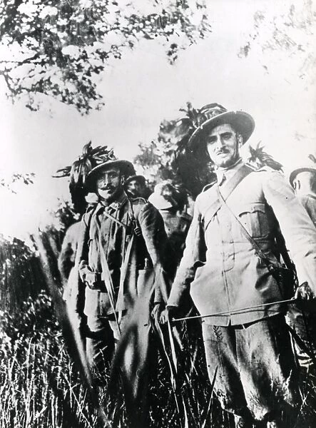 Italian Bersaglieri soldiers, WW1
