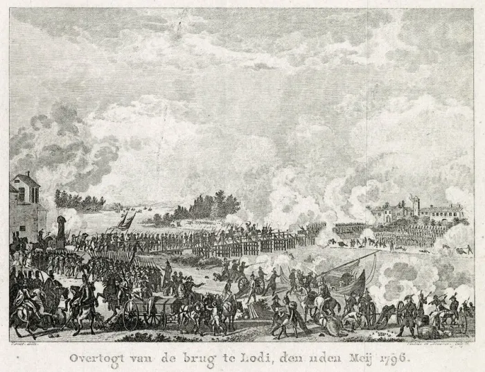 Framed Print : ITALIAN CAMPAIGN At the bridge of LODI, Napoleon himself is in the thick of the fighting Framed Print : ITALIAN CAMPAIGN At the bridge of LODI, Napoleon himself is in the thick of the fighting