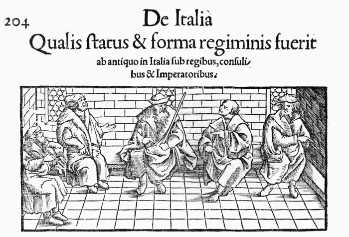 Framed Print : Italian Court Scene Framed Print : Italian Court Scene