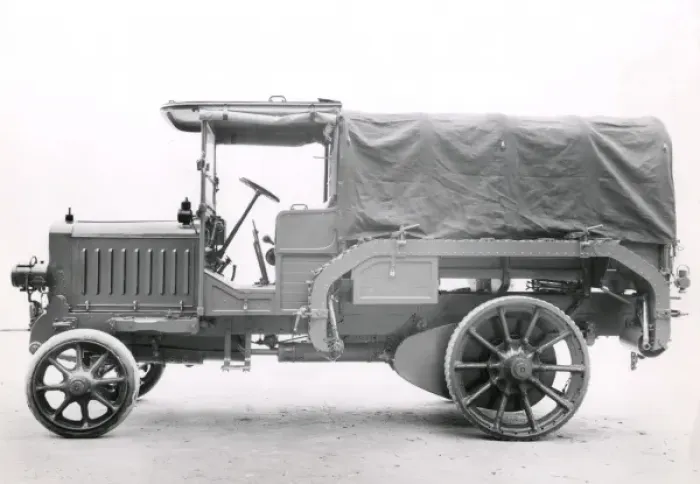 Framed Print : Italian Fiat 20B prime mover in use during WW1 Framed Print : Italian Fiat 20B prime mover in use during WW1