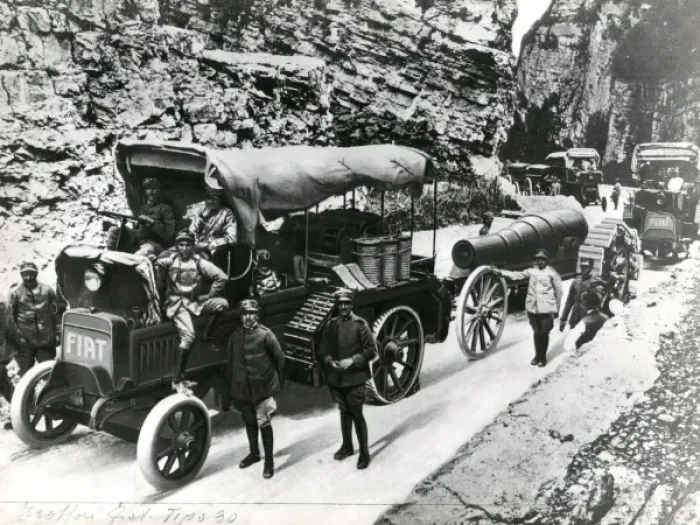 Framed Print : Italian Fiat 30 prime movers in use during WW1 Framed Print : Italian Fiat 30 prime movers in use during WW1