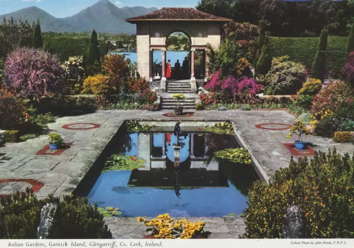 Framed Print : Italian Gardens, Garnish Island, Glengarriff, County Cork Framed Print : Italian Gardens, Garnish Island, Glengarriff, County Cork