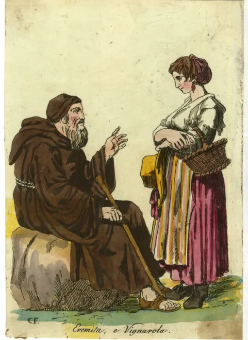 Framed Print : Italian Hermit and Vignarola Framed Print : Italian Hermit and Vignarola