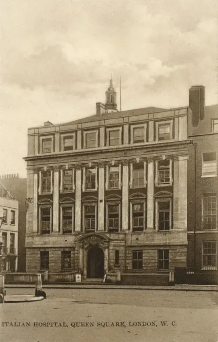 Framed Print : The Italian Hospital, Queen Square, London Framed Print : The Italian Hospital, Queen Square, London