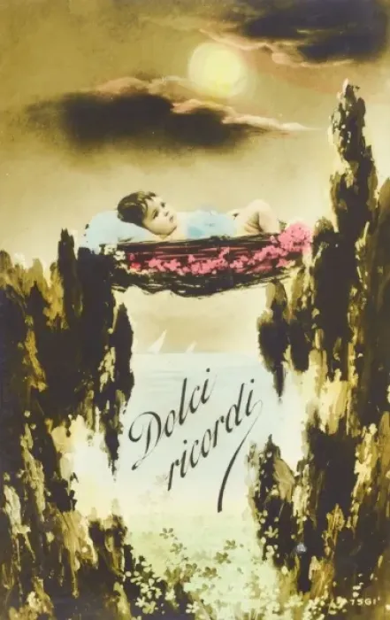 Framed Print : Italian Kitch Postcard (1 / 3) Framed Print : Italian Kitch Postcard (1 / 3)