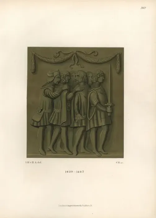 Framed Print : Italian knights from the early 15th century Framed Print : Italian knights from the early 15th century