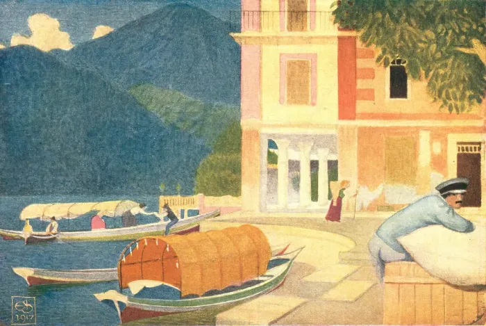 Framed Print : An Italian Lake Framed Print : An Italian Lake