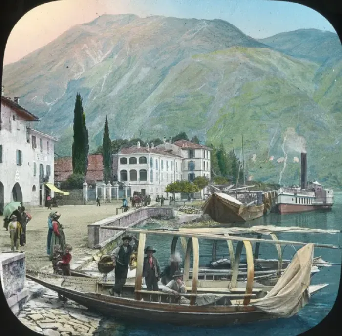 Framed Print : Italian Lakes - Portezza Framed Print : Italian Lakes - Portezza