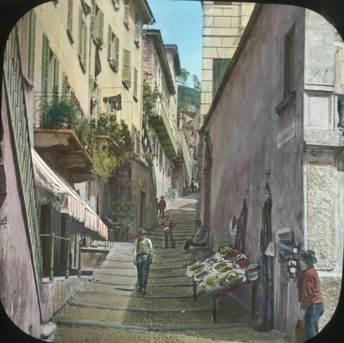 Framed Print : Italian Lakes - Via Serbelloni Framed Print : Italian Lakes - Via Serbelloni