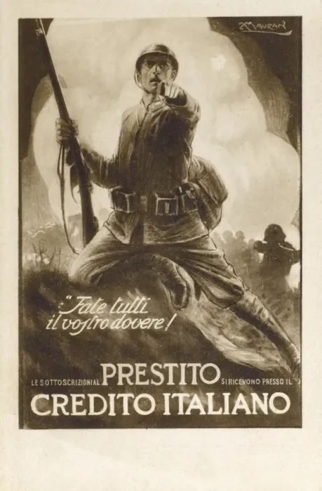 Framed Print : Italian Patriotic Card - Do your Duty, do your best Framed Print : Italian Patriotic Card - Do your Duty, do your best