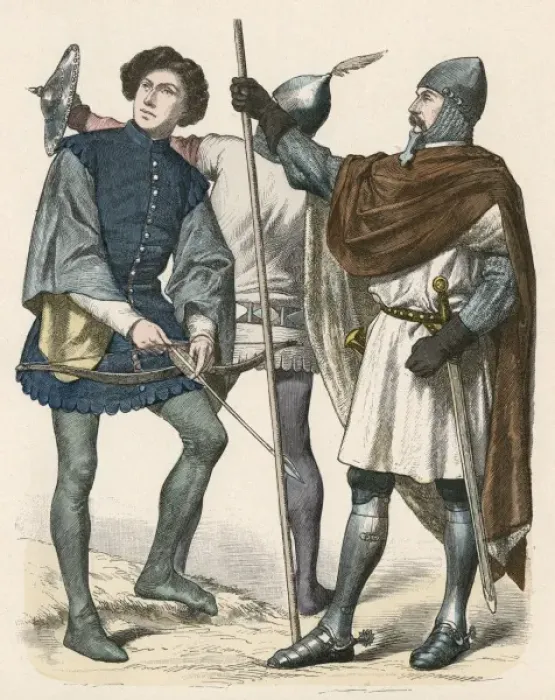 Framed Print : Italian Soldiers / 14th C Framed Print : Italian Soldiers / 14th C
