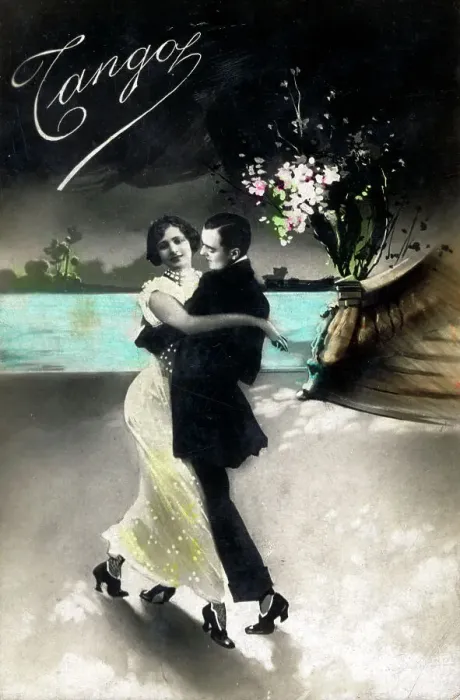 Framed Print : Italian Tango Dancers Framed Print : Italian Tango Dancers