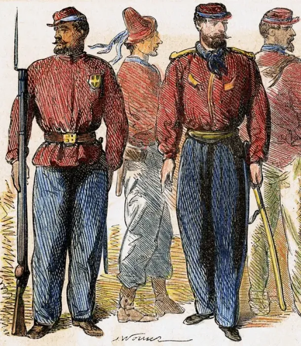Framed Print : Italian Unification (1859-1924). Italian Volunteers known as Framed Print : Italian Unification (1859-1924). Italian Volunteers known as