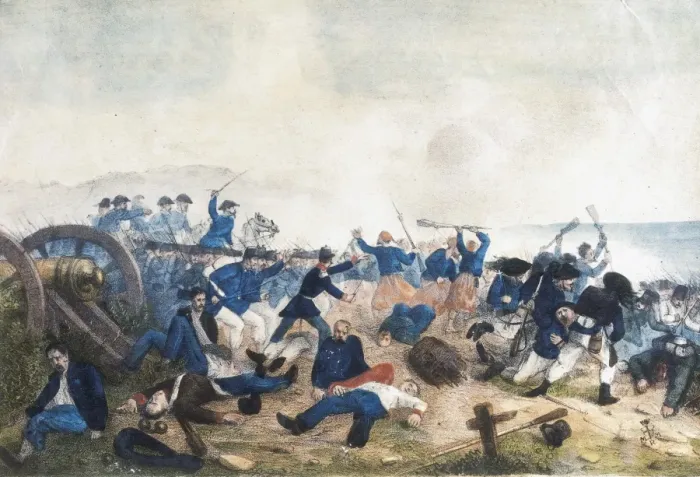 Framed Print : Italian unification (1859). Battle of Palestro Framed Print : Italian unification (1859). Battle of Palestro