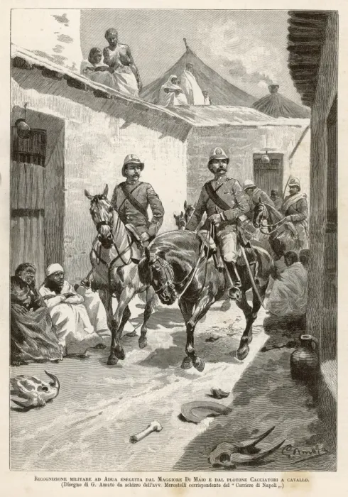 Framed Print : Italians in Aduwa 1890 Framed Print : Italians in Aduwa 1890