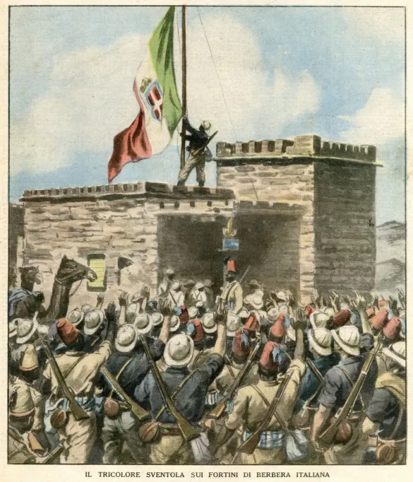Framed Print : ITALIANS TAKE BERBERA Framed Print : ITALIANS TAKE BERBERA