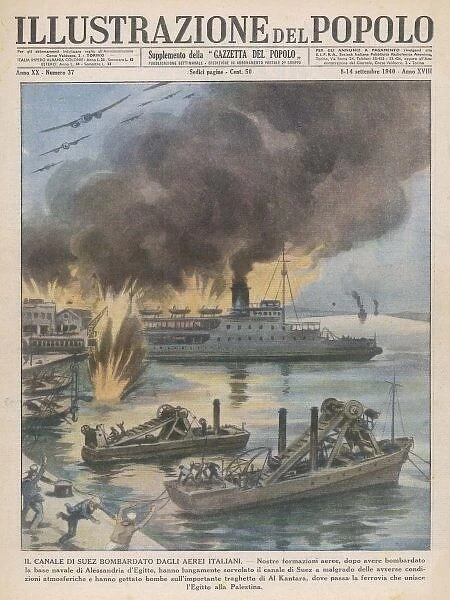 Italians Bomb Suez Canal