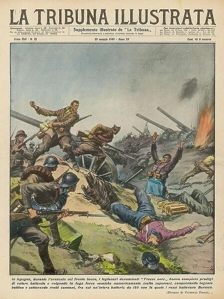 Italians Fight Basques Events Spain Civil War