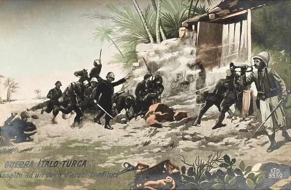 Italo-Turkish War (1911-12) - Assault on an Arab Traitor