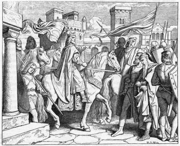 Framed Print : Italy / 773 / Charlemagne Framed Print : Italy / 773 / Charlemagne